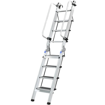 Thickened Aluminum Alloy Folding Staircase Indoor Multifunctional Staircase