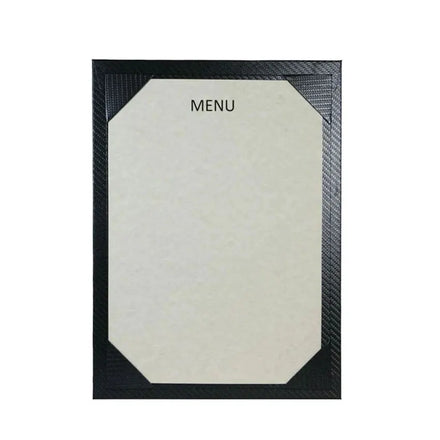 Wholesale Custom Logo Single Page Restaurant Leather Menu Panel