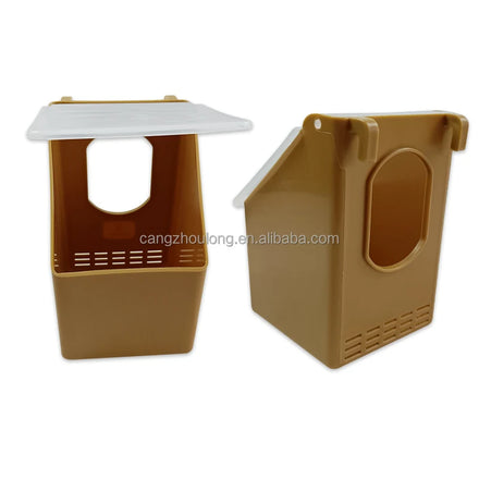 YYX LMB-06 1Hole Quail Birds Chicken Eat Food Feeder Dispenser Breeding Box Racing Pigeon Feeders and Drinkers