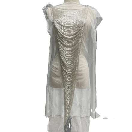 Mesh Beads Luxury Wedding Dress Accessories