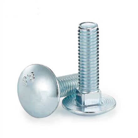 M4 M5 M6 M8 M10 M12 DIN603 Class 8.8 Zinc Plated Steel Round Head Square Neck Zinc Plated Carriage Bolts