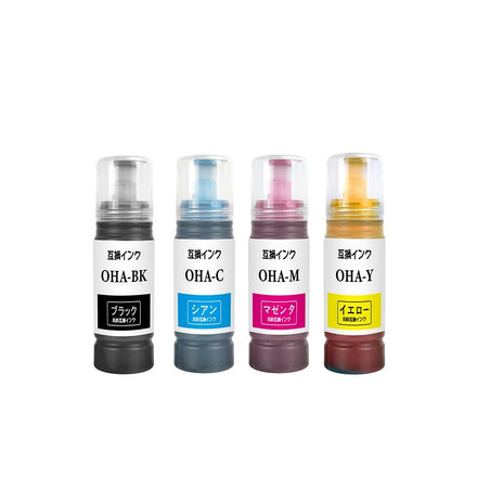 Tatrix Japan OHA-BK OHA-C OHA-M OHA-Y Color Compatible Printer Ink Bottle for Epson EP-M476T Printer Color Ink