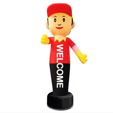 3m High Waving Hands Boy Inflatable Air Dancer for Advertising Inflatable Welcome Sky Dancer