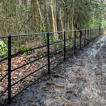 National Park Guardrail Fence Public Garden Railing Fence Estate Fencing Decorative Steel Handrail Irish England Palisade