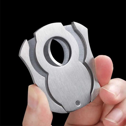 Professional Stainless Steel Manufacturer Accessories Luxury Small Table Top Cigar Cutter Custom Logo