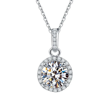 Lateefah Fashion Accessories Jewelry Mother's Day 2024 Gift Copper CZ Moon Pendant Custom Necklace