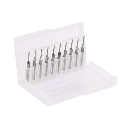 JR141 3.175-8mm PCB Milling Cutter Carbide Tungsten Steel Engraving Milling Cutter Circuit Board CNC Corn Milling Cutter