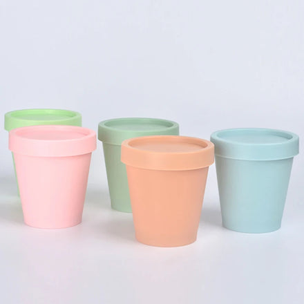 Cosmetic Body Butter Containers 50g 100g 200g 250g 8oz Fancy Lid Liner Spatula Screw Top Plastic PP Sugar Body Butter Containers