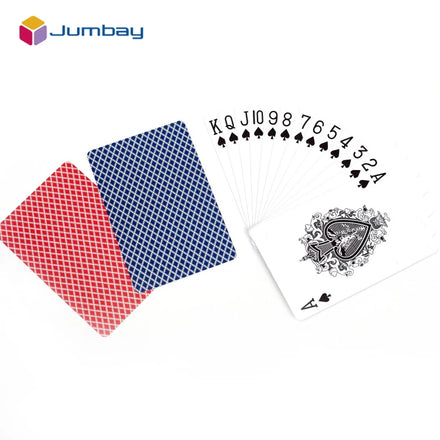 Classy Poker Cards Custom Printing UV Finishing Custom Logo and Size Big Small Mini Physical Casino Standard Size Poker Card