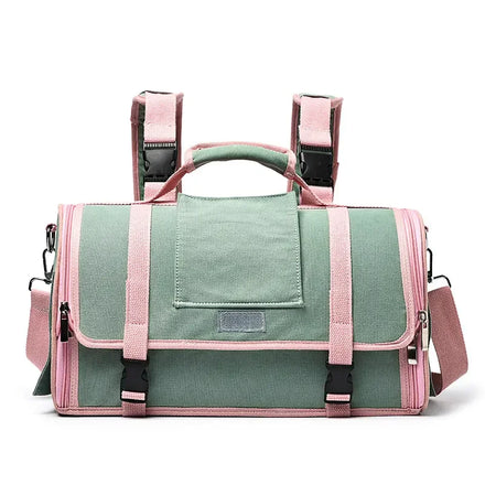 Lovoyager Factory New Design Popular Airline Approved Polyester/Nylon Backpack Pet Carrier Dog Cat Travel Bag Zipper Closure 4