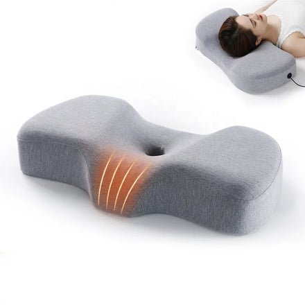 Wholesale Modern Sleeping Memory Foam Anti Wrinkle Neck Protection Smart Hot Compress Hollow Design Pillow