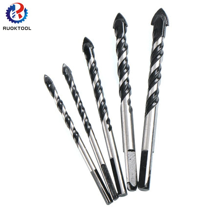 High Carbon Steel Multifunctional Glass Drill Bit Twist Spade Drill Triangle Bits for Ceramic Tile Marble Brick Drill Bit