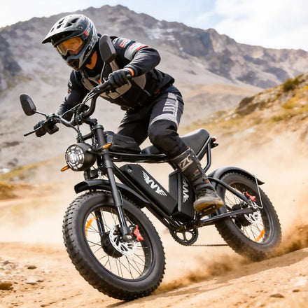 Warehouse Stock YVY Q20 Pro 20 Inch 40Ah Fat Tire Mtb E Bike Double Bettery Dual Motor Electric Off-Road Mountain Bike for Adult