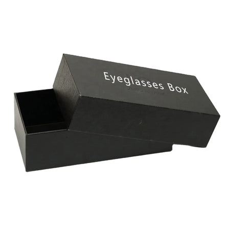 Cheaper Sunglasses Packaging Box Recycled Black Cardboard Custom Logo XUZE PB-811 Wholesale 183x85x53mm Eyeglasses 85g 200pcs