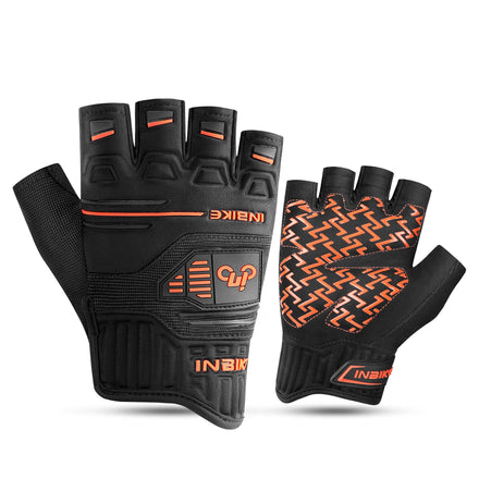 INBIKE Brand New Fashion Comfortable Knitted Cycling Gloves Winter Gloves Fashion Men Soft Warm Half Finger Non-slip Gloves