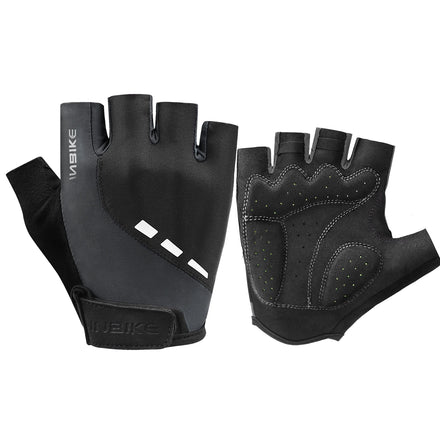 INBIKE Unisex Half Finger Cycling Gloves Breathable Protective EVA Gel Padding Sports Protective Feature Outdoor Print Style