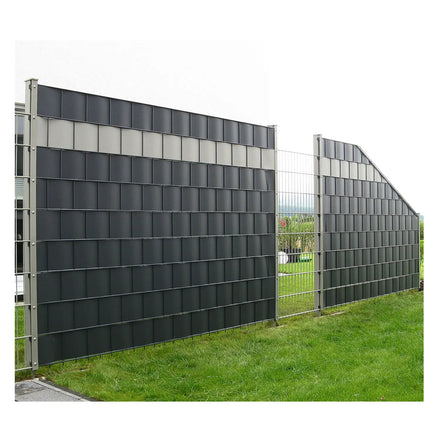 Easy Installation 19cm*26m PP Tape Waterproof Privacy Hard PVC Strip Screen Fence for Garden Fence Decoration