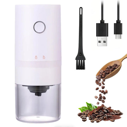 Small Cordless Mini Coffee Bean Grinder Portable USB Electric Rechargeable Coffee Grinder for Coffee Bean
