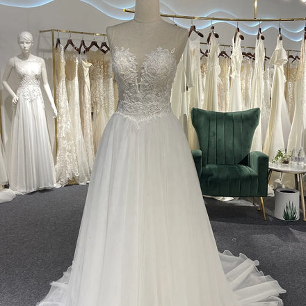 Jancember LSSG007 Boho Empire Sweetheart Bridal Wedding Dresses for Girls