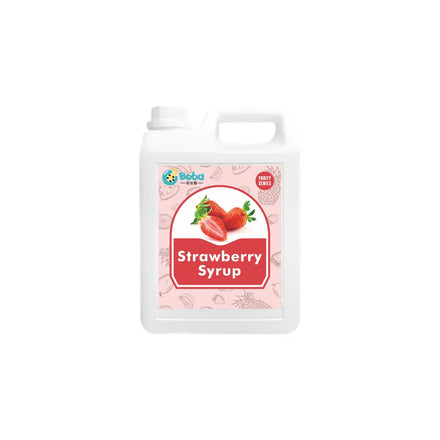 KEIFU 2.5kg Strawberry Fruit Syrup Liquid Juice Concentrate for Bubble Tea OEM/ODM Bottle Packaging Drink Topping