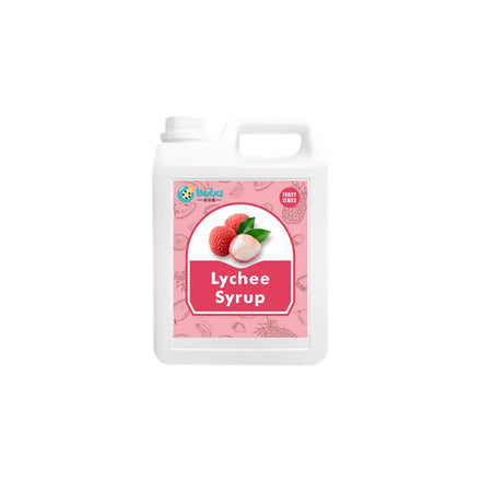 KEIFU Lychee Fruit Flavor Syrup Concentrate 2.5kg Bottle OEM/ODM Liquid Bubble Tea Drink Topping HALAL/HACCP/ISO 22000 Certified