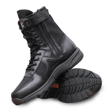 Hot Selling for Men Breathable Classy Leather Hiking Boots Lightweight Tactical Shoes