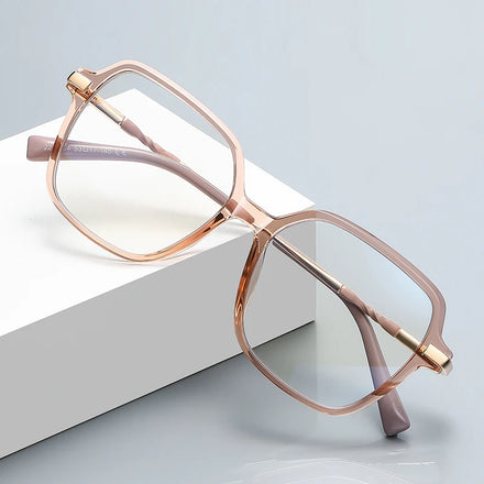Fashion Design Anti Blue Light Blocking Glasses Eyewear TR90 Frames Women