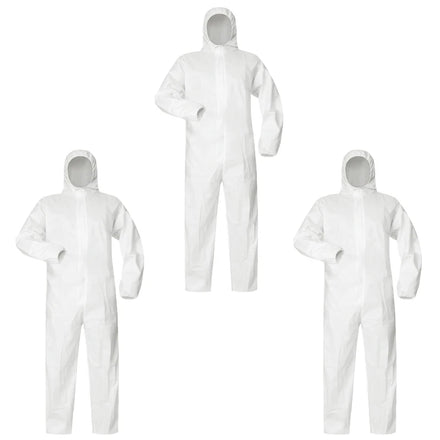 Non Woven Disposable Hazmat Suit Heavy Chemical Spray Safety Coverall Type 5/6 Disposable Protective Coverall Einwegoverall