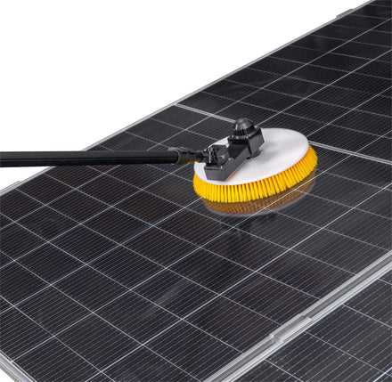Zhenda Factory Single Head 5.5M Aluminum Pole Brushless Motor Household Electricity Version Solar Panel Cleaning Brush