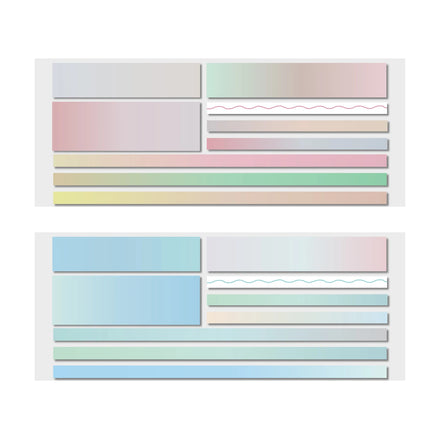 Transparent Waterproof 180-Page PET Material Self-Adhesive Sticky Note Pads Office Stationery for School and Office Supplies