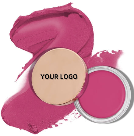 Face Makeup Blush Cream Private Label Pink Vegan Milk Jelly Shimmer Waterproof Soft Matte Lasting Customized Mousse Cheek Blush