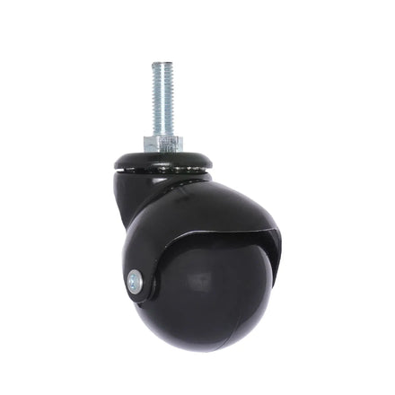 M8 Stem 2 Inch 360 Degree Rotating Swivel Ball Caster for Hospitals Schools Bathrooms Gyms Living Rooms Dining Supermarkets