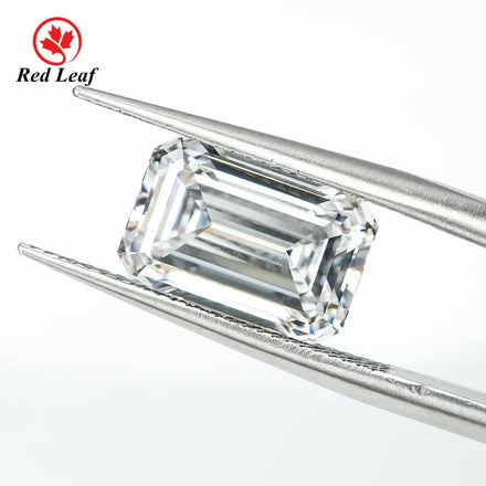 Redleaf Lab Diamonds 1CT to 5CT CVD HPHT IGI Certified Emerald Cut Loose Lab Grown Diamonds-Factory Wholesale