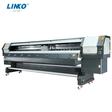 LINKO 512i Automatic Inkjet Printer 1-Year Warranty Four-Width for Solvent Ink for Outdoor Display 3.2m Wall Advertising Board