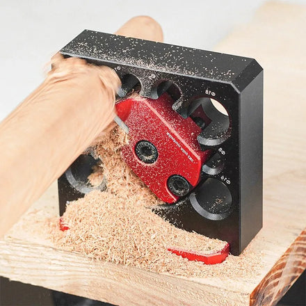 Electric Drill Car Round Square Wood Bar Turning Round Auxiliary Adjustable Dowel Maker Inch with Blade Woodworking Tool