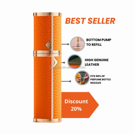 Perfume Travel Refillable Bottle Cologne 5ml Recyclable Cosmetic Spray Bottle Portable Luxury Mini Perfume Atomizer Hot Stamping