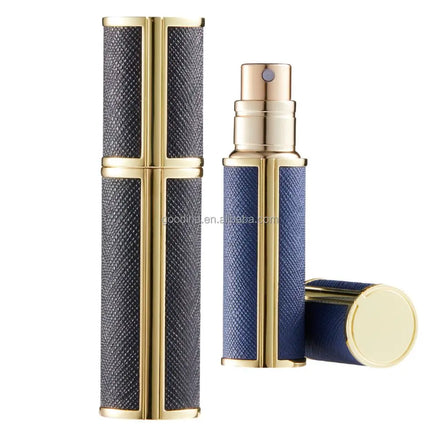 Pocket Sized 5ml Aluminum Travel Perfume Pump Sprayer Mini Refillable Empty Atomizers Wholesale