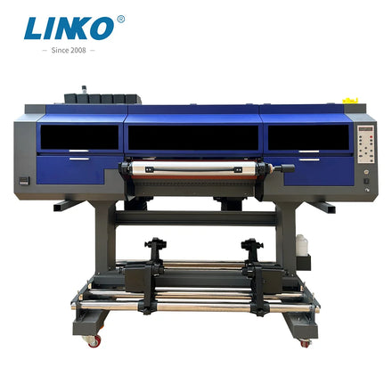 LINKO Multifunctional 24inch UV Printer With 3 I3200 Heads Self-Adhesive Logo Printing 600mm Uv Dtf Printer Machine