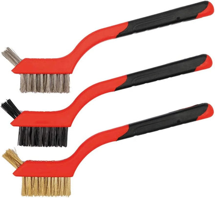 Zhenda Hot Selling Brass Steel Wire Wheel Brush Wire 3 Pieces Pack