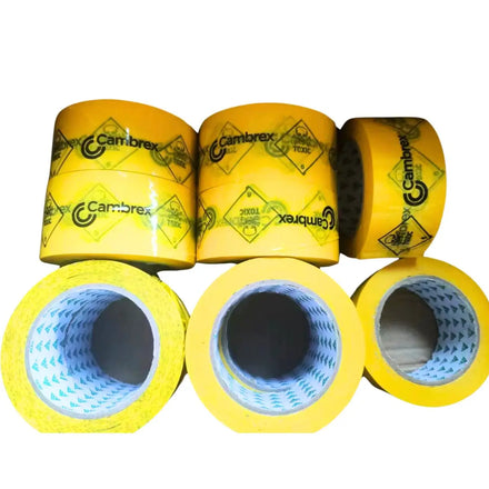 OEM BOPP Printed Logo Packing Sealing Box Carton OPP Adhesive Tape Transparent Yellow Shipping Tape Custom Logo