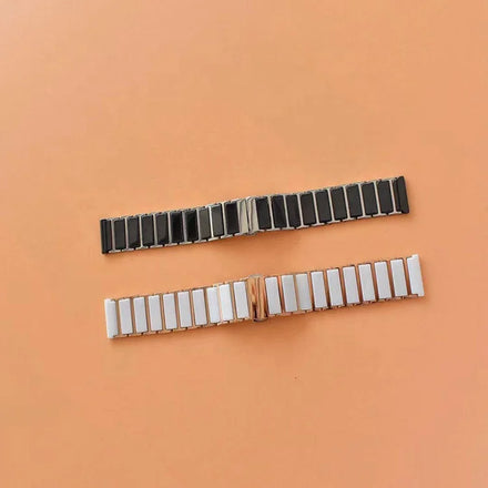 stainless steel ceramic strap suitable for Samsung Huawei Xiaomi ceramic strap