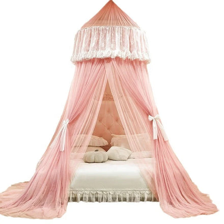 2024 No installation of Princess wind dome double layer mosquito net ceiling bed curtain to prevent mosquito palace wind