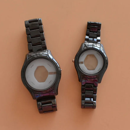 Ceramic Watch Band Case suit for armani Watch AR1444/1445