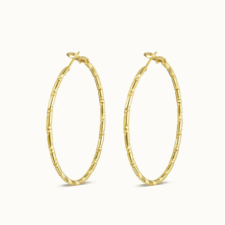 Fashion Jewelry Large Circle Hoop Earrings High Quality 18k Gold Plated Big Hoop Earrings for Women