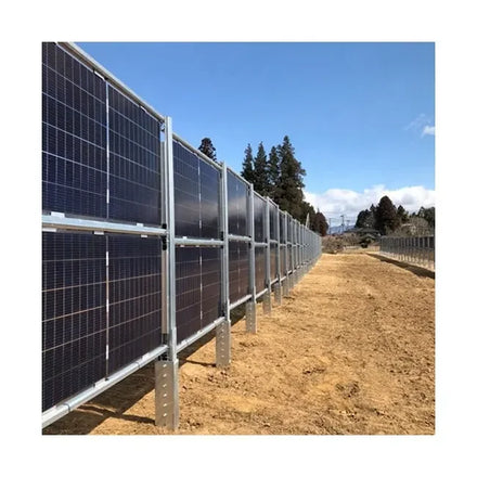 Alicosolar Solar Farm Racking System Solar Panel Ground Mount Vertical Structures for Farm Use