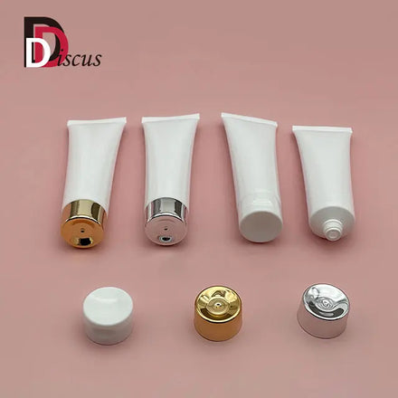 Custom White Empty Plastic Soft PE Tube for Hand Cream Tube Makeup Washing Face Container White Tube 30 ml