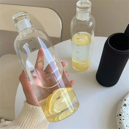Custom BPA Free Borosilicate Glass Water Bottle 750ml Manufactured Sublimation Blank Crystal Wholesale Drinking Water Maker