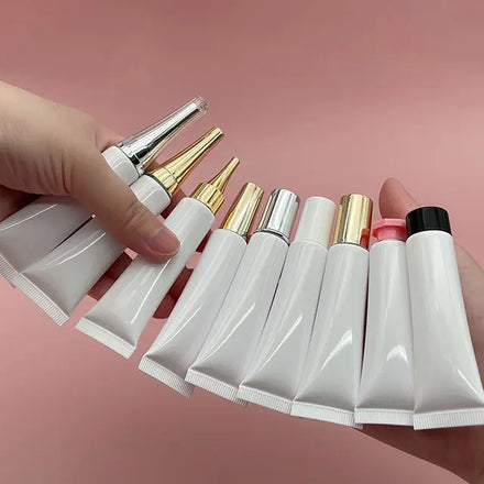 Cosmetic Squeeze Tube Concealer Cream Tube Customized 15ml Skin Care Screen Printing Skincare Packaging Free Sample Lotion Tube