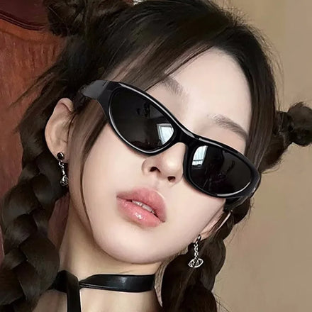 Fashion Custom Designer Shades Uv400 Sunglasses Men Women Y2K Custom Personalized Retro Cat Eye Y2k Sunglasses