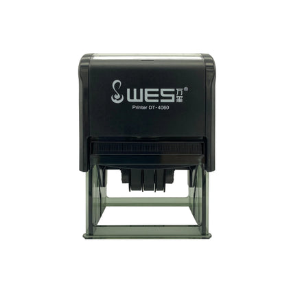 Rectangle Shape DT-4060 Self-Inking Date Stamp-Plastic Office Use 40x60mm Imprinting Custom Logo